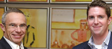 Pieter Uys, CEO designate, Vodacom Group (left) and Julian McIntyre, president, Gateway